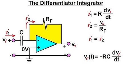 Electrical Engineering: Ch 6: Capacitors (23 of 26) The Differentiator Integrator Circuit