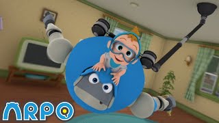 Running on Empty!! | ARPO The Robot Classics | Full Episode | Baby Compilation | Funny Kids Cartoons