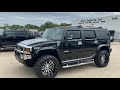 2009 Hummer H2 SUV Luxury Adventure Pkg Air Suspension 37k miles - Black with Sedona