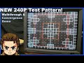 The new 240p test pattern is here   how to use this crt  display calibration tool