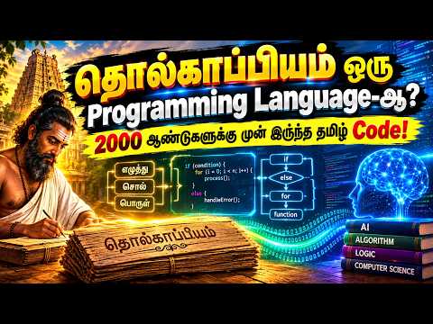 Was Tolkappiyam the First Programming Language? | Tamil Grammar as Code