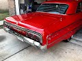 Exhaust and trunk lid install, small test drive, red rocket 64