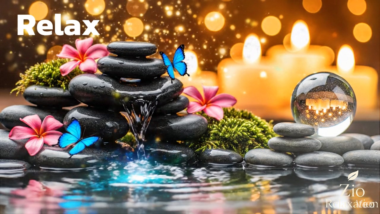 Deep Sleep Piano Music with Gentle Water Sounds | Anxiety Relief & Calm Night Ambience