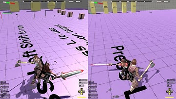 Game Kit Controller (GKC): Melee combat system on local multiplayer split screen 3.02g