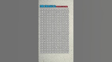 🦅🧠👁️ Find the Odd Digit l The Ultimate Odd Number Challenge.  #quiz #viralvideo  #brainteasers