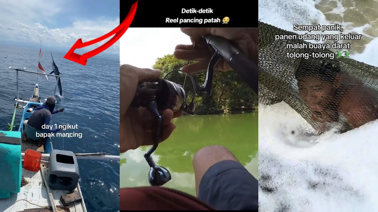 KEJADIAN LUCU SAAT MEMANCING... Deretan Momen KocakYang Terjadi Saat Mancing. PART 1