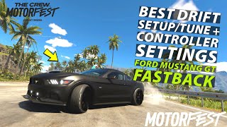 *Best* Drift Setup/Tune Ford Mustang GT Fastback + Controller Setting in The Crew Motorfest