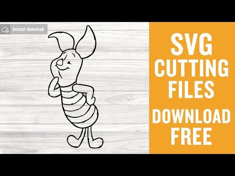 Piglet Disney Svg Free Cut Files for Cricut Instant Download