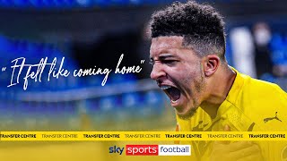 'It felt like coming home' 💛 | Jadon Sancho rejoins Borussia Dortmund on loan