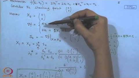Mod-01 Lec-31 Unconstarined optimization techniques : Indirect search method