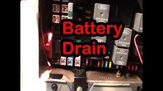 Ford F-250 Parasitic Draw troubleshooting and repair Part 1 Battery Drain