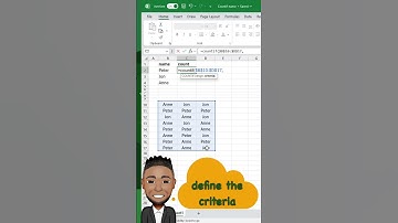Stop Counting Names by Hand Try This Excel Trick!