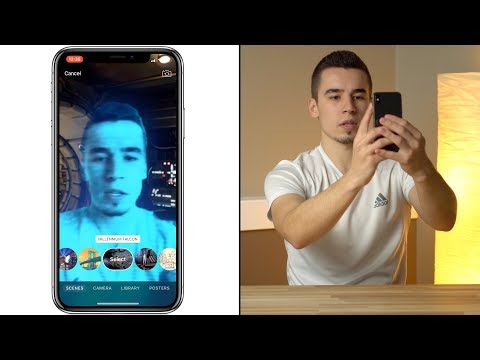 360° Augmented Reality Selfie Videos with iPhone X!