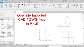 Override CAD/.Dwg Layers in Revit