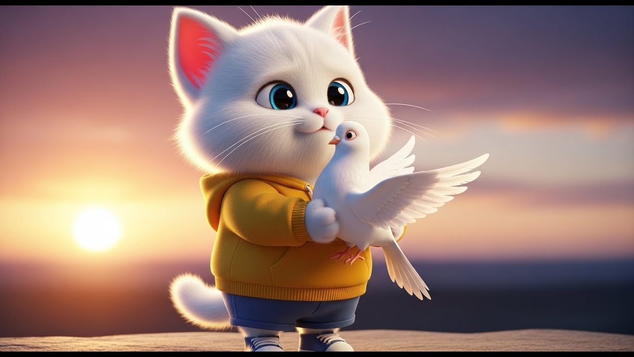 Kitten and the Silent Friend – A Friendship Beyond Words - cat story