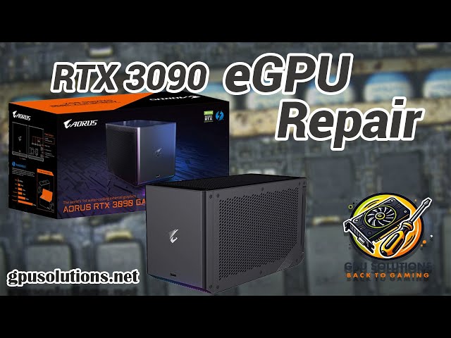 Aorus  gaming  BOX  rtx 3090 ジャンク Gigabyte AORUS RTX 3090 Gaming Box Repair - Short Circuit Fix