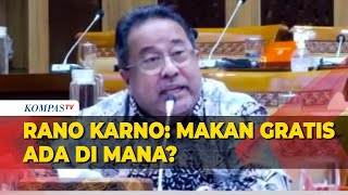 Rano Karno Komisi X DPR Kritik soal Program Makan Siang Gratis hingga Tambang Dikelola Ormas