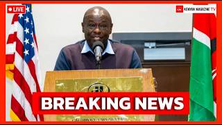 LIVE🔴Former DP Rigathi Gachagua Addressing the Nation from Spokane in Washington USA NOW!!