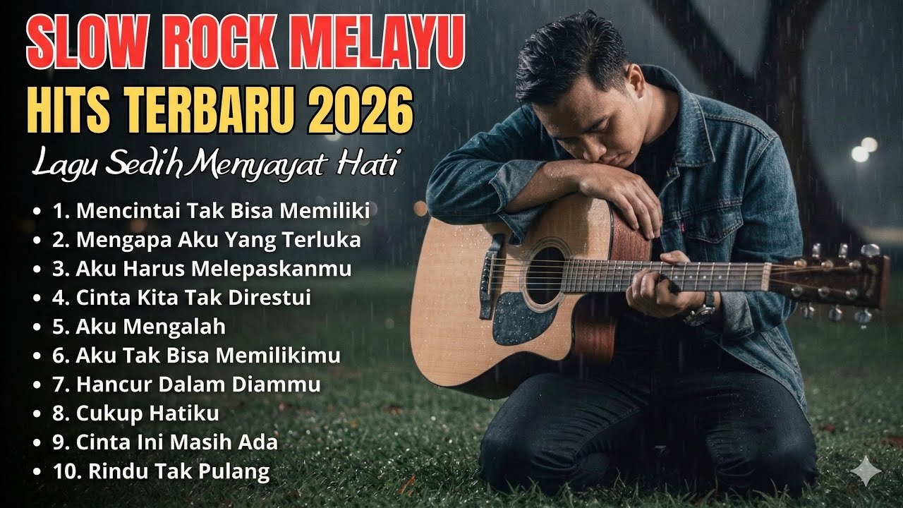 KUMPULAN LAGU SEDIH MENYAYAT HATI - SLOW ROCK MELAYU TERBARU 2026 / Lagu Pop Minang / Slow Melayu🎶