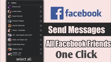 How to send facebook message to all friends at once | send messages to all facebook friends