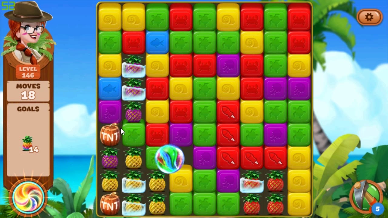 Lost Island Blast Adventure level 146