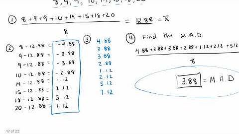 How to Find Mean Absolute Deviation