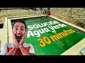 Mgica solucin de agua verde en 30 minutos impresionante