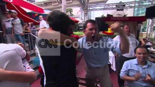 FL: CHILE FANS CELEBRATING GOAL FL: CHILE FANS CELEBRATING GOAL