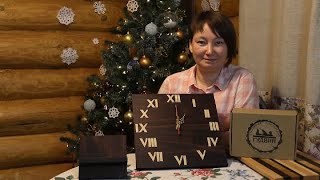 Часы из палисандра для мужа своими руками! видео