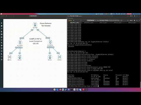 L2VPN - Local Connect & EoMPLS config on Cisco IOS XR - EVE-NG