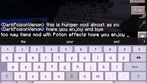 MINECRAFT PE 0.11.1 TOO MANY ITEMS