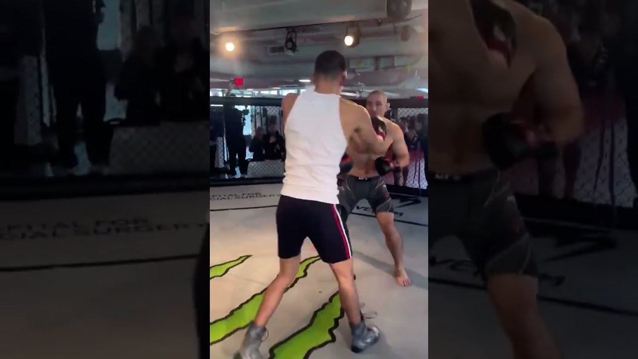 Sean Strickland v Sneako. They ran out of towels to throw in. 😳 #UFC #MMA #SeanStrickland #Sneako