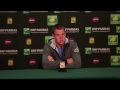 Jack Sock Fourth Round Press Conference