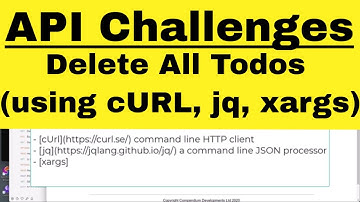 Using cURL, JQ, xargs to delete all API items using command line tools
