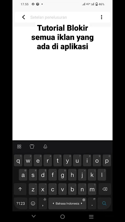 Gampang banget Blokir semua Iklan yang mengganggu di aplikasi#fyp #tiktok #tutorial #android #shorts