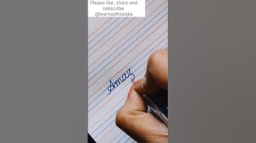 Amazon - cursive writing #shorts #cursive #handwriting #calligraphy #amazon