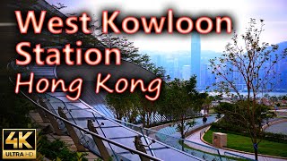 Around the West Kowloon Railway Station MTR / Hong Kong / 4K