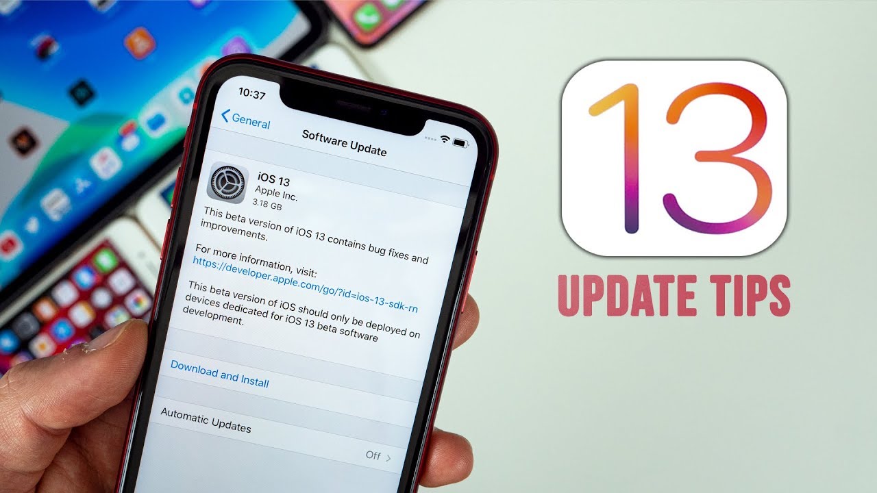 How do I upgrade iOS 12.5 5 to 13?