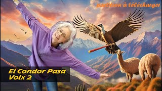 🏔 El Condor Pasa ⛰ #2 voix 2 🎬🏆 #leorojas #cello #violoncelle #pérou #peru #zarzuela #simongarfunkel