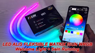 LED Alis Fleksible Matrix ISUN WRGB Welcome Light   Sein Running