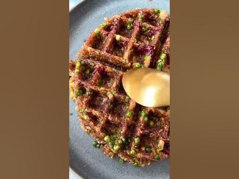 Crispy Fried Rice Waffle from my cookbook #IndulgentEatsatHome - YouTube