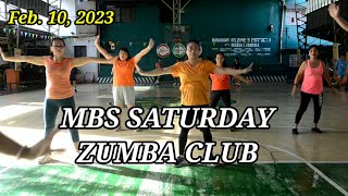 FEB. 10, 2024 MBS SATURDAY ZUMBA CLUB.DANCE I'll ALWAYS REMEMBER US THIS WAY.