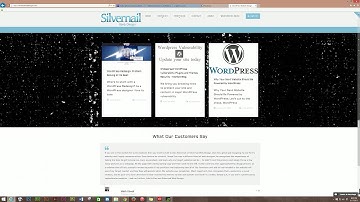 WordPress Parallax Scrolling Example