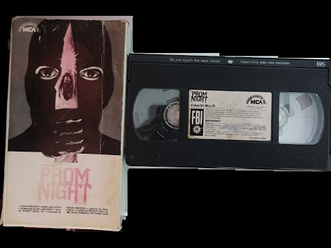 Closing to Prom Night 1981 VHS