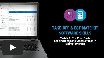 Take off and Estimate Software Skills - Module 2