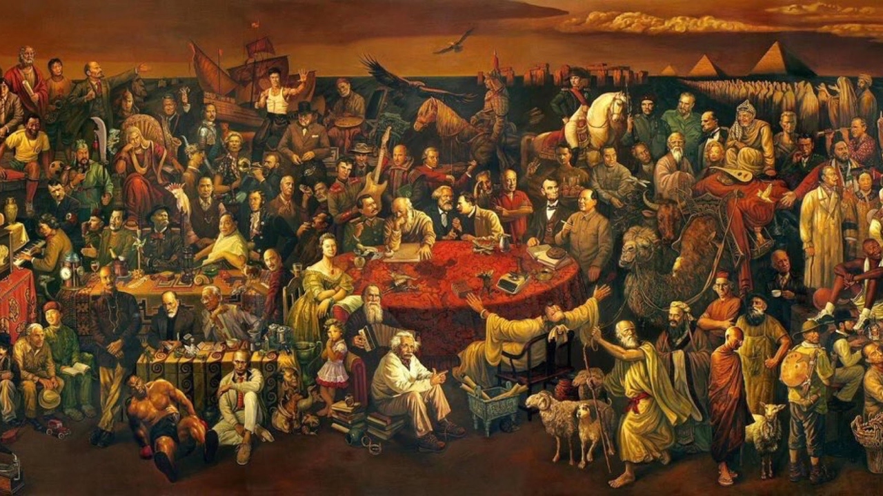 Известные картины с большим количеством людей