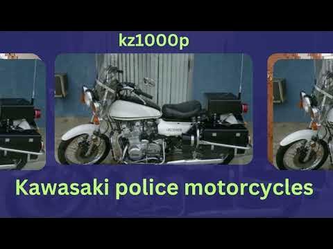kawasaki police motorcycles for sale