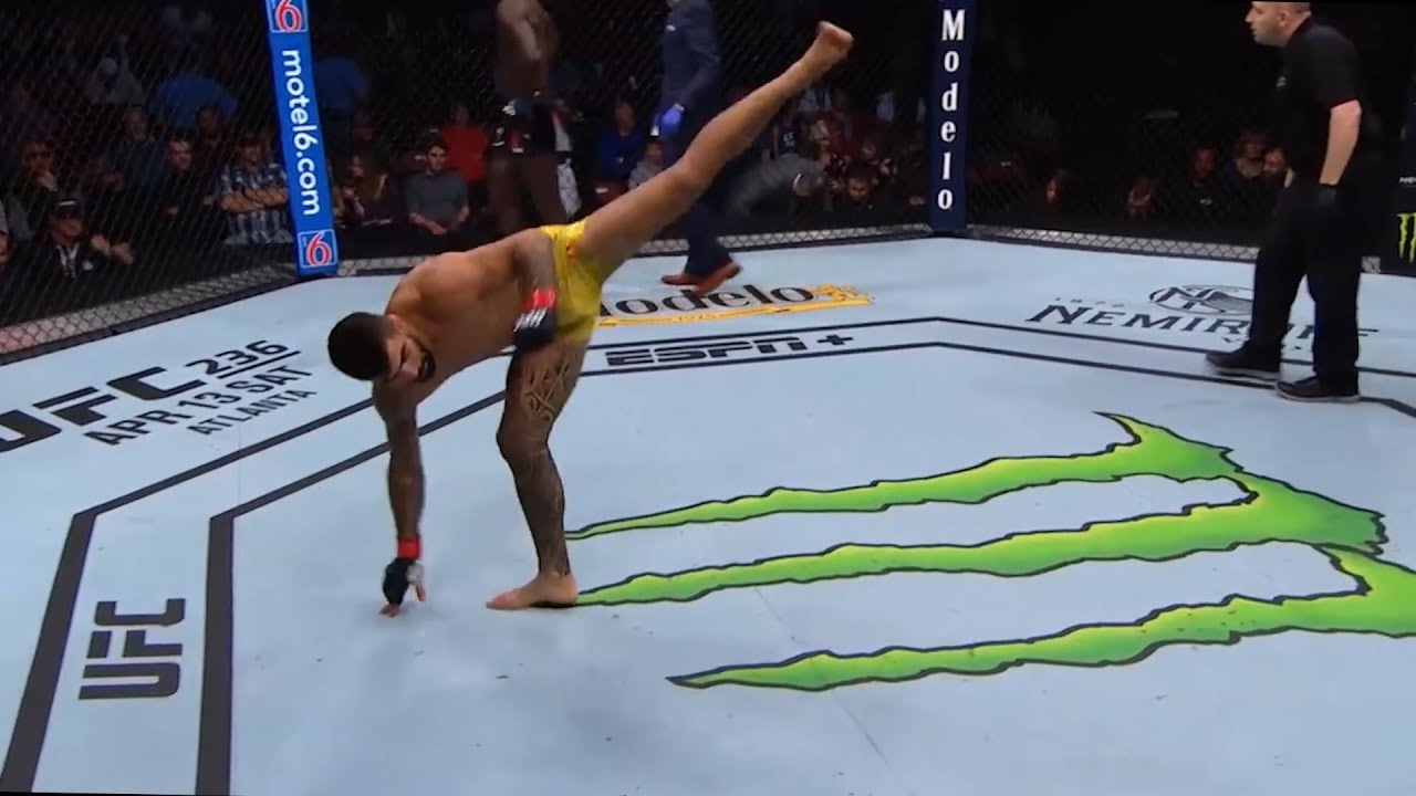 Conor McGregor, Thiago "Marreta" Santos & Elizeu Zaleski doing the Most Powerful Kick in