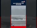 WATCH: Planes Take Off And Land As New York Braces For Blizzard | NYC City | Weather News | N18S