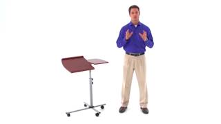 Feel Copmfortable Adjustable Mobile Laptop Computer Table - FurnishFrame